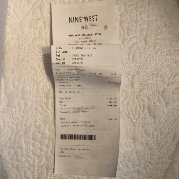 Nine West glitter pumps size6.5 - Picture 5 of 5